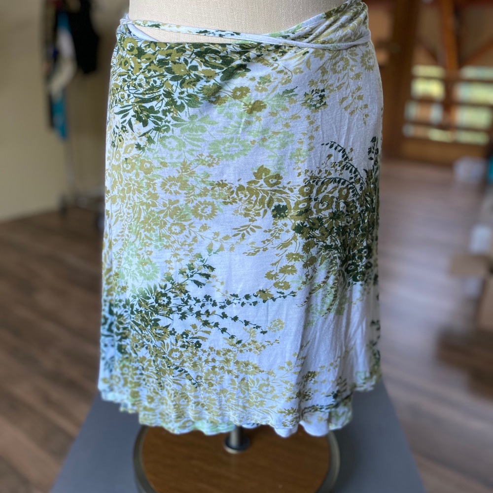 Super light weight organic cotton wrap skirt